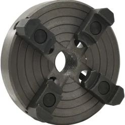 vidaXL Mandrin à bois à 4 mâchoires connexion M33 acier noir 150x63 mm