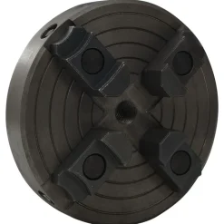 Outils-vidaXL Mandrin à bois à 4 mâchoires connexion M18 acier noir 150x63 mm