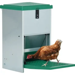 vidaXL Mangeoire automatique pour volaille avec pédale 8 kg