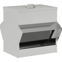 vidaXL Mangeoire pour poules 40,5 x 45 x 41 cm Acier galvanisé