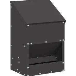vidaXL Mangeoire pour poules 21 x 16 x 33 cm Acier Laminé à Froid