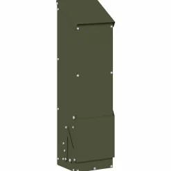 Articles Pour Animaux De Compagnie-vidaXL Mangeoire pour poules 13 x 12 x 51 cm Vert olive
