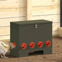 vidaXL Mangeoire pour poules 60,5 x 29 x 51 cm