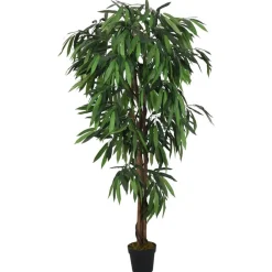 vidaXL Manguier artificiel 300 feuilles 80 cm vert