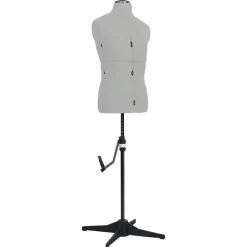 vidaXL Mannequin de couture ajustable pour homme Taille 37-45