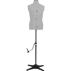 vidaXL Mannequin de couture ajustable pour homme Taille 37-45