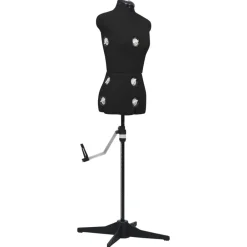 vidaXL Mannequin de robe ajustable pour femme S Taille 33-40