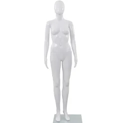 vidaXL Mannequin femme corps complet base verre brillant 175 cm