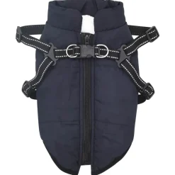Articles Pour Animaux De Compagnie-vidaXL Manteau pour chien L36 Fleece et Polyester Bleu marine