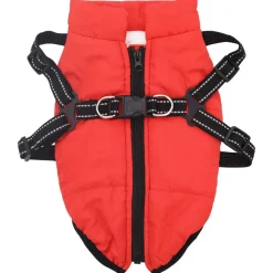Articles Pour Animaux De Compagnie-vidaXL Manteau pour chien L24 Fleece et Polyester Rouge