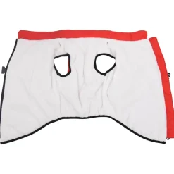 Articles Pour Animaux De Compagnie-vidaXL Manteau pour chien L68 Fleece et Polyester Rouge