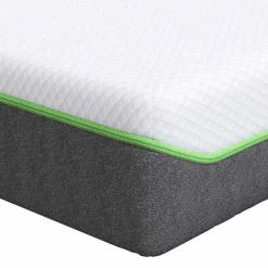 vidaXL Matelas Blanc et Gris 80 x 160 cm Tissu jacquard