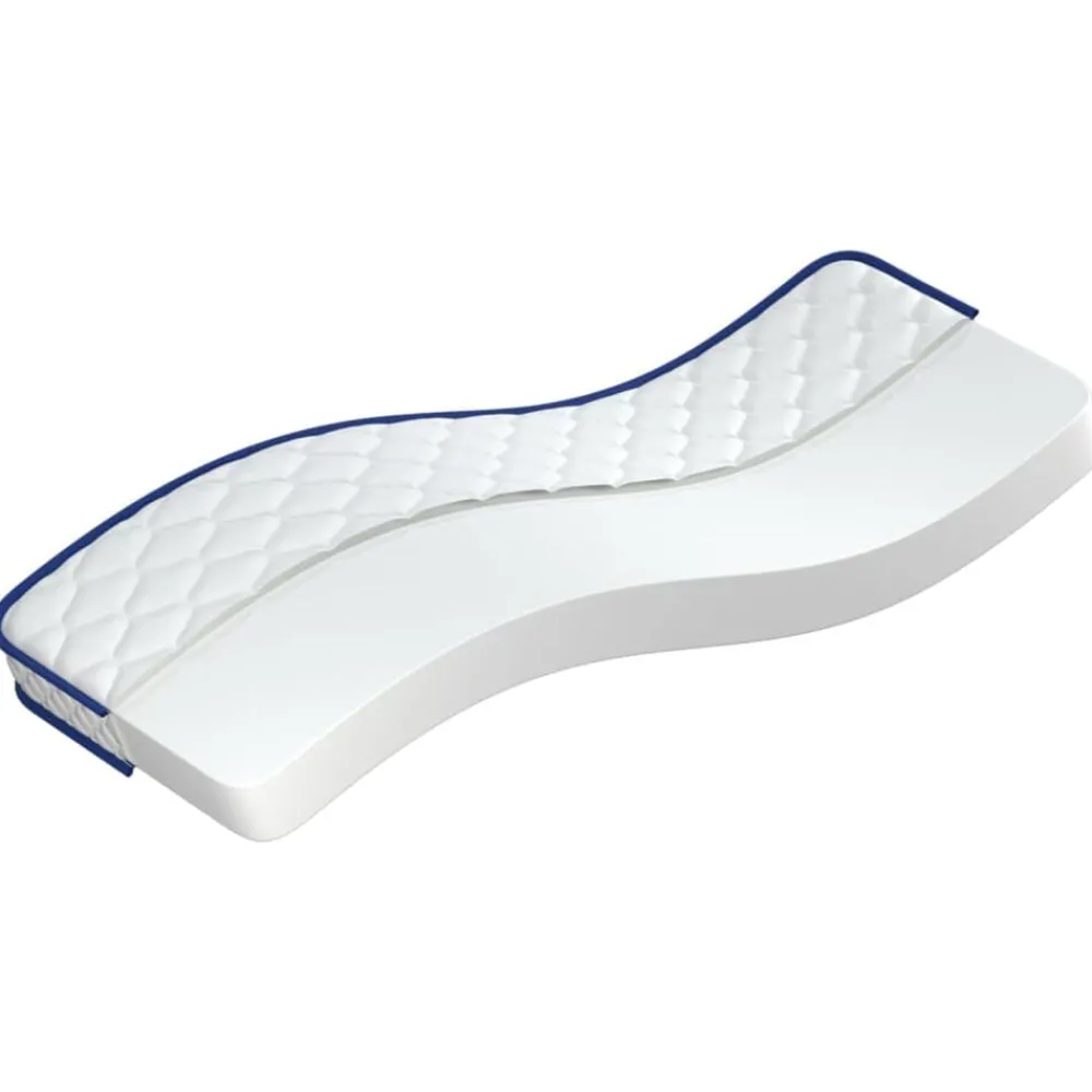 Lits & Accessoires-vidaXL Matelas en mousse à mémoire de forme 200 x 90 x 17 cm doux