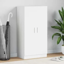Produits Ménagers-vidaXL Meuble à chaussures 7 étagères Blanc
