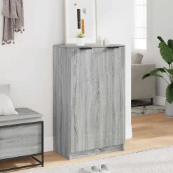 vidaXL Meuble à chaussures 59x35x100 cm Bois d'ingénierie