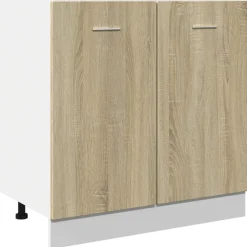 vidaXL Meuble bas "Lyon" Chêne Sonoma 80 x 46 x 81,5 cm Bois d'ingénierie