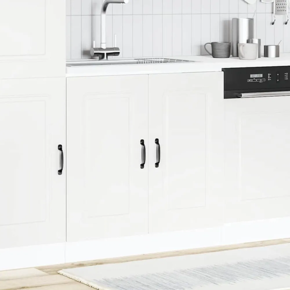 vidaXL Meuble bas pour évier Kalmar 80x46x81,5cm bois ingénierie