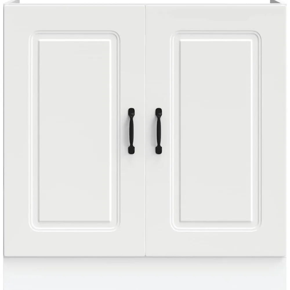 vidaXL Meuble bas pour évier Kalmar 80x46x81,5cm bois ingénierie