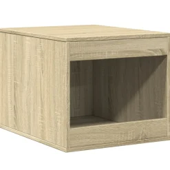 Articles Pour Animaux De Compagnie-vidaXL Meuble de bac à litière pour chat chêne sonoma bois ingénierie Ch&ecirc;ne sonoma