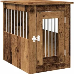 vidaXL Meuble de cage chien 45x62x59 cm bois d'ingénierie