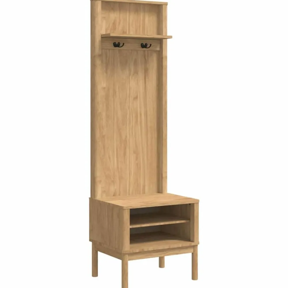 vidaXL Meuble de couloir FLORO 50 x 40 x 158 cm