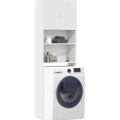 vidaXL Meuble de machine à laver bois d'ingénierie