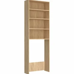 vidaXL Meuble de machine à laver Chêne sonoma 64x24x190 cm