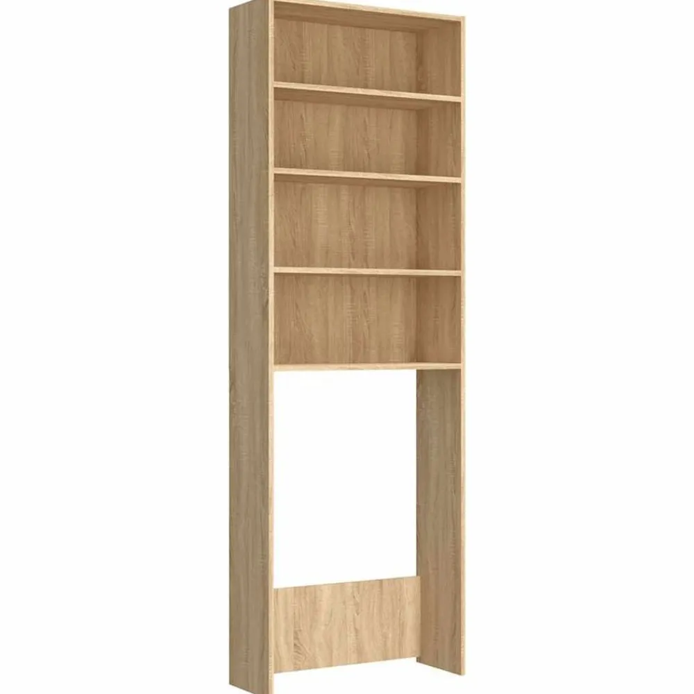 vidaXL Meuble de machine à laver Chêne sonoma 64x24x190 cm