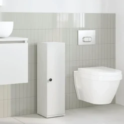 vidaXL Meuble de salle de bain avec porte-rouleau 20,5x22x72 cm