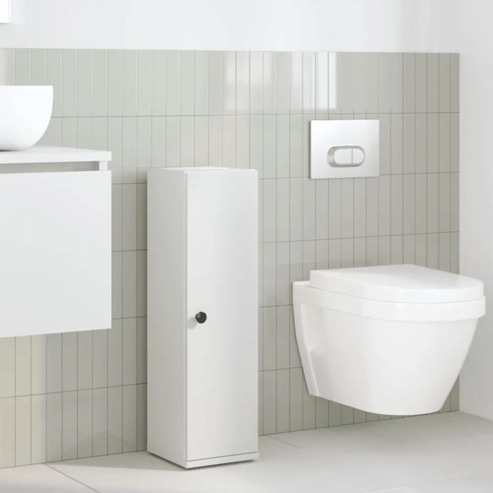 vidaXL Meuble de salle de bain avec porte-rouleau 20,5x22x72 cm