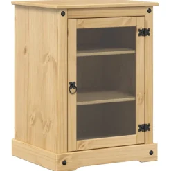 Meubles Tv-vidaXL Meuble HiFi Corona 60x50x82 cm bois de pin massif Cire d'abeille