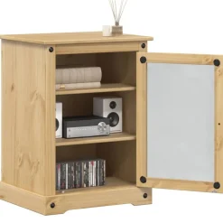 Meubles Tv-vidaXL Meuble HiFi Corona 60x50x82 cm bois de pin massif Cire d'abeille