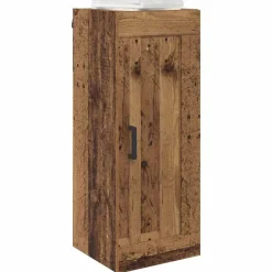 vidaXL Meuble mural 34,5 x 34 x 90 cm Bois d'ingénierie