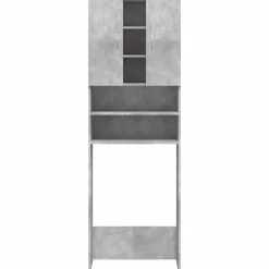 Accessoires Pour Appareils Électroménagers-vidaXL Meuble pour machine à laver 64x25,5x190 cm Gris béton