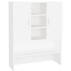 Accessoires Pour Appareils Électroménagers-vidaXL Meuble pour machine à laver 70,5x25,5x90 cm Blanc