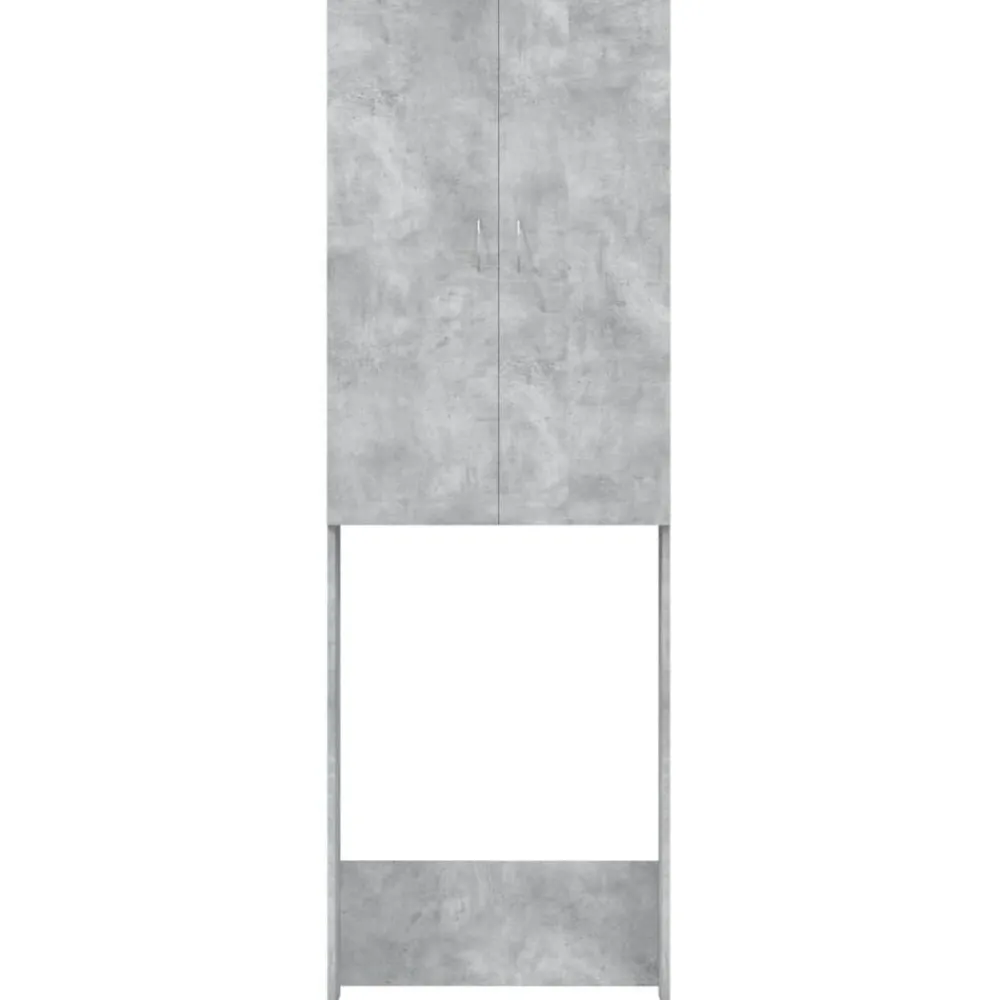 Accessoires Pour Appareils Électroménagers-vidaXL Meuble pour machine à laver 64x25,5x190 cm Gris béton