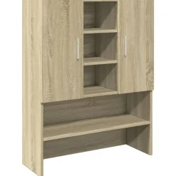 Accessoires Pour Appareils Électroménagers-vidaXL Meuble pour machine à laver Chêne sonoma 70,5x24x90 cm Ch&ecirc;ne sonoma