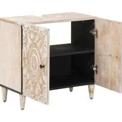 vidaXL Meuble sous Lavabo de Salle de Bain 62 x 33 x 58 cm