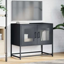 Meubles Tv-vidaXL Meuble TV 68x39x60,5 cm acier laminé à froid Anthracite
