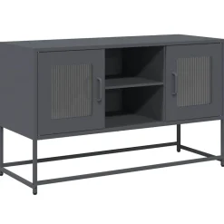 vidaXL Meuble TV 100,5x39x60,5 cm acier