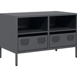 vidaXL Meuble TV 68x39x43,5 cm acier laminé à froid