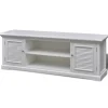 Meubles Tv-vidaXL Meuble TV Blanc Bois