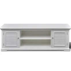 Meubles Tv-vidaXL Meuble TV Blanc Bois