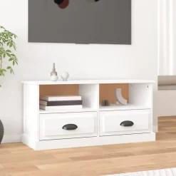 vidaXL Meuble TV 93x35,5x45 cm bois d'ingénierie