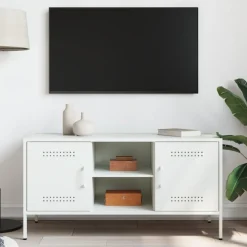 vidaXL Meuble TV 100,5x39x50,5 cm acier