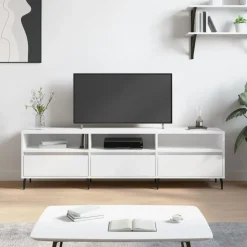 vidaXL Meuble TV 150x30x44,5 cm bois d'ingénierie
