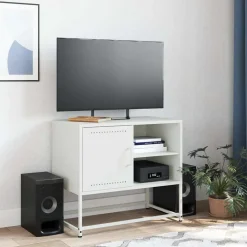 vidaXL Meuble TV 68x39x60,5 cm acier