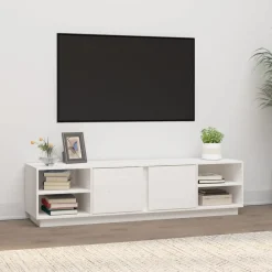vidaXL Meuble TV 156x40x40 cm Bois de pin massif