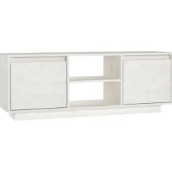 vidaXL Meuble TV 110x30x40 cm Bois de pin massif