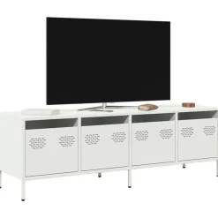 vidaXL Meuble TV 135x39x43,5 cm acier laminé à froid